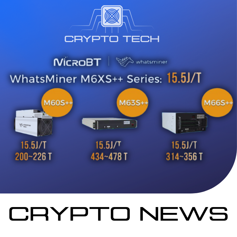 MicroBT Announces New Series of ASIC Miners: WhatsMiner M6XS++